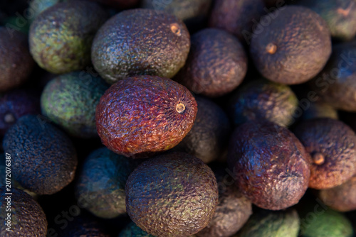 Ripe avocados