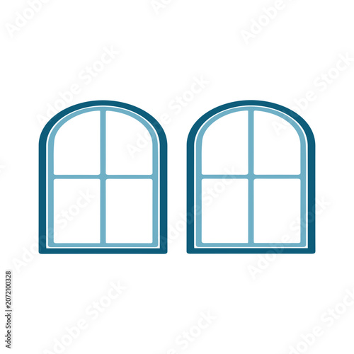 Arched Window Icon Set