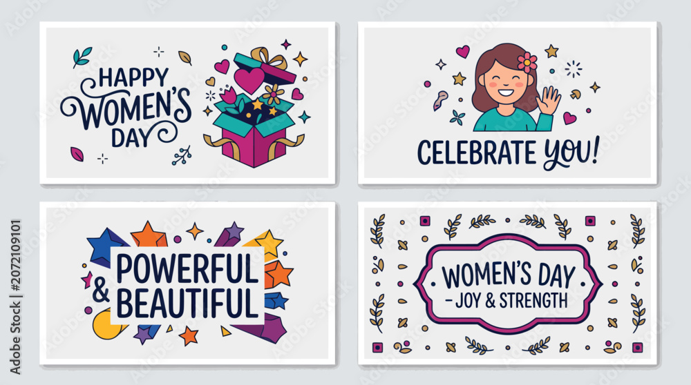 Fototapeta premium Celebration and empowerment for women