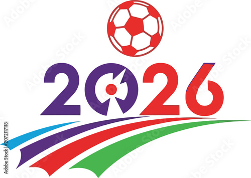 2026 soccer world cup logo design concept