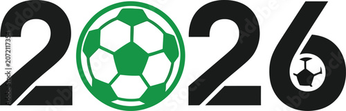 2026 soccer world cup logo design concept