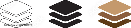 Mobile software app bundle minimalist vector illustration.

