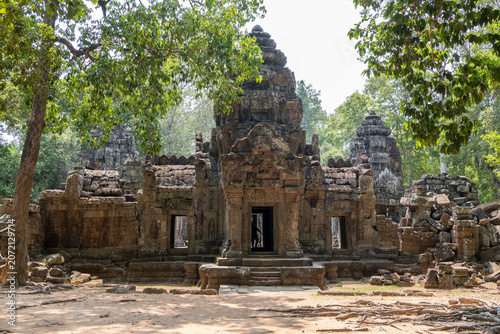 Jungle landscape and temple of Ta Som, Cambodia