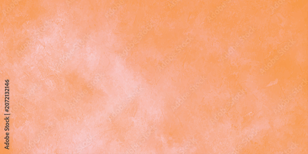 Fototapeta premium Peach colored watercolor texture with subtle variations and a mottled surface creating a soft backdrop orange apricot salmon hue