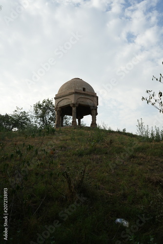 Metcalfe's Canopy is a picturesque 19th-century domed pavilion in Mehrauli. Blending Mughal and colonial architectural styles, it stands as a charming symbol of Delhi. Photo © saji maramon