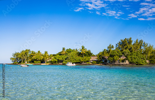 Excursion en bateau dans le Parc marin de Blue Bay, Mahébourg, Ile Maurice, Océan Indien, Afrique