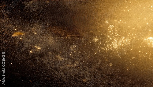 Gold Grunge Overlay On Transparent Background Distressed Metallic Dust Texture Abstract Scratch Effect Luxury Vintage Grain Backdrop
