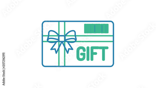 Clean flat vector line icon depicting a paper coupon certificate, designed for redeemable offers, customer perks, and ecommerce promotions.