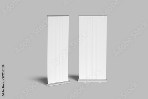 Rollup Banner Blank Mockup For Branding