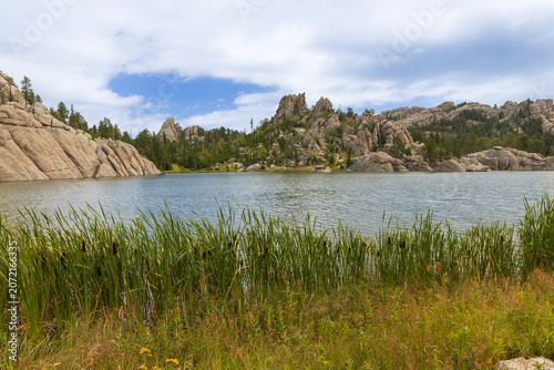 Canvas-taulu Sylvan Lake at Custer State Park, South Dakota