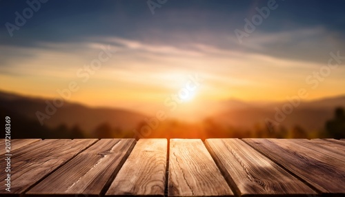 Blurred Sunrise Background