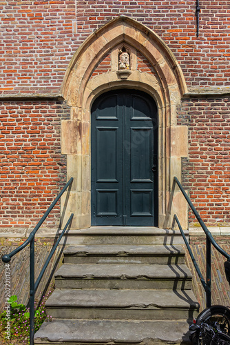 Oosterkerk church (East Church) was built as a Roman Catholic church for fishermen and skippers. Since 1616 the church has had its present form. Hoorn, West Friesland, Netherlands.