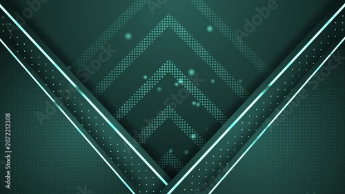 Luxury chevron background animation, Abstract dark chevron background with diagonal accents and dotted halftone pattern