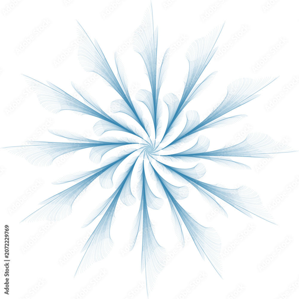 Fototapeta premium vector illustration of a flower