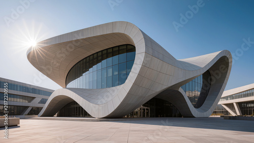 Minimalist Avant Garde Architecture Concrete And Glass Facade