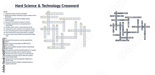 Photography A challenging science and technology crossword puzzle with answers