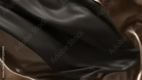 Elegant silk fabric close up details with soft colors and texture