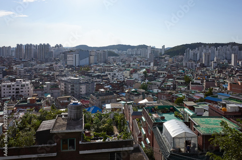 This is the village view of Gwangmyeong-si, Korea.
