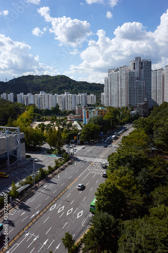 It's an apartment in Korea.
