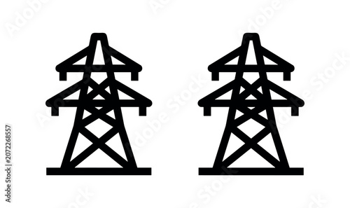 Tableau sur toile Power pylon icon