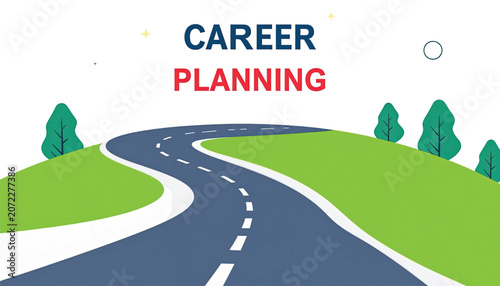 Career planning and development concept.