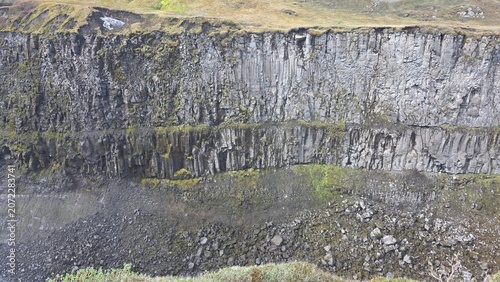 Dettifoss Waterfall and Jökulsárgljúfur Canyon Landscape in Iceland