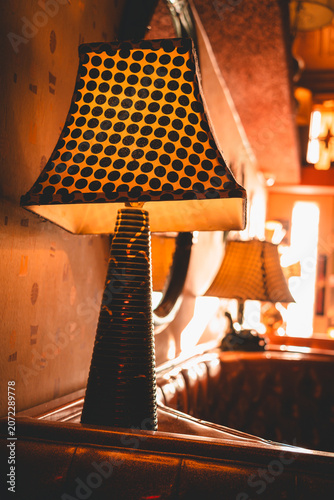 lamp on a wall