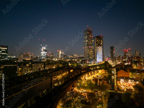Castlefield Viaduct By Night