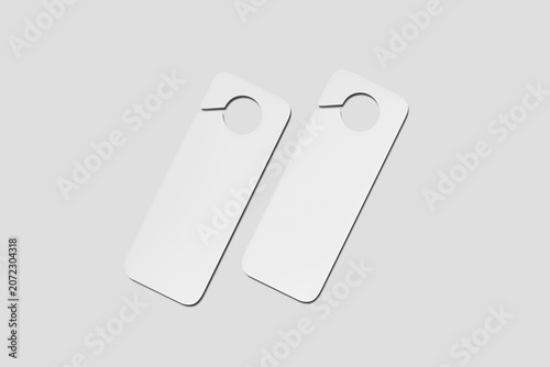 Door Hanger Mockup for Accommodation Business