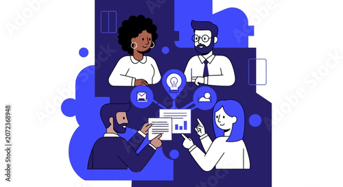 People Working Team Collaboration.