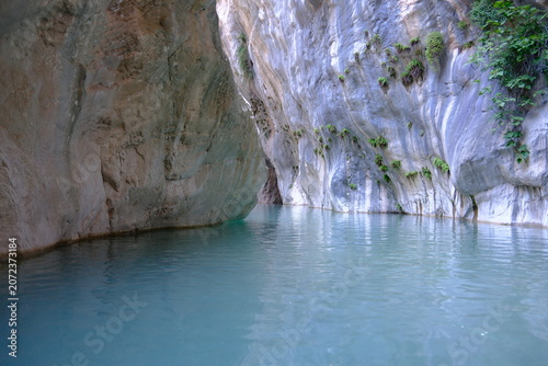 Fotografie Interior view of Göynük Canyon, Antalya, Turkey