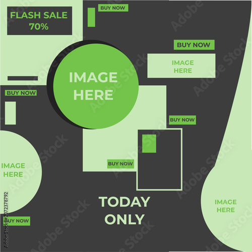 Modern Social Media Post Template for Business Promotion