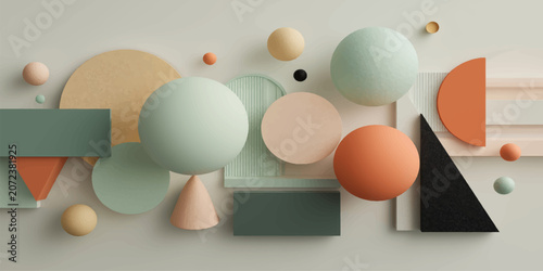 Quadro su tela 3D Happy Easter Eggs in Carton Box Representing Leadership Teamwork Individualit