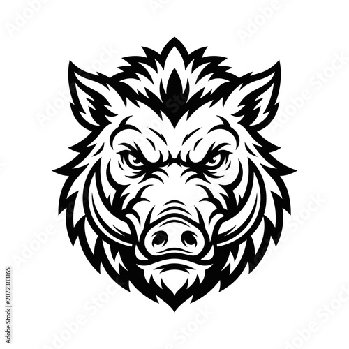 Fierce Boar Head Emblem