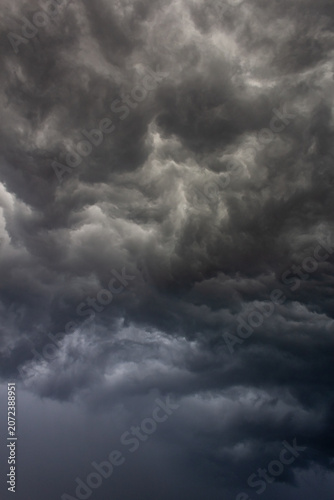 Dark clouds before a thunder-storm. Dark clouds before a thunder-storm.