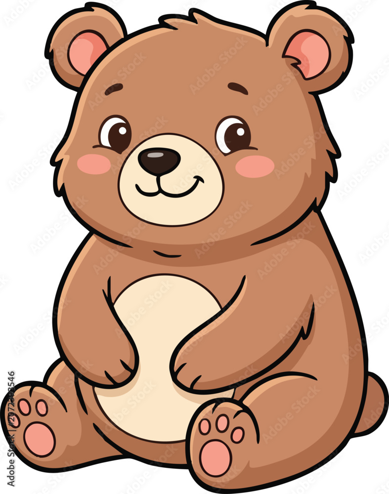 Fototapeta premium teddy bear cartoon