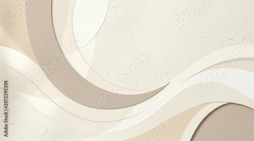 Minimalist Beige Abstract Wavy Background with Soft Gradient Texture