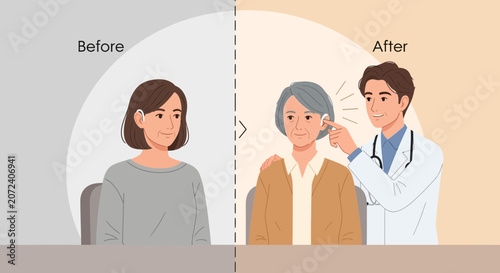 Hearing Loss Treatment: Before and After Hearing Aid Fitting