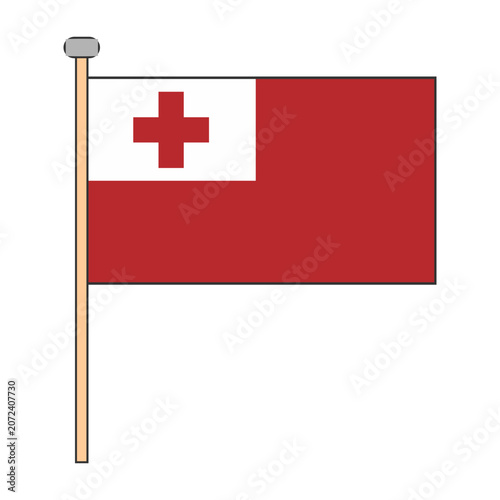 Tonga Flag Pole Design