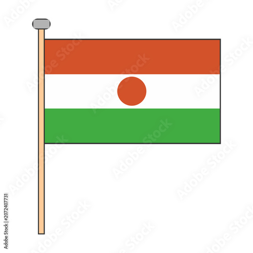 Niger Flag Pole Design