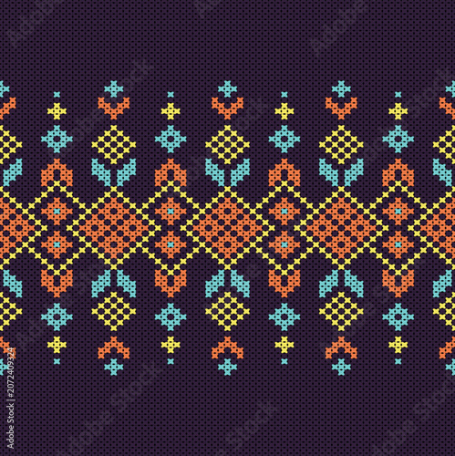Cotton Argyle Knit Vector concept: Cozy geometric knit texture seamless pattern, soft rhombus pattern. Design for: fabric, rug, fashion, decor. I drew this by myself, it’s not AI generated
