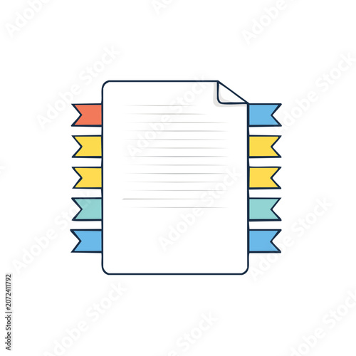 Vertical progress bar with color segments