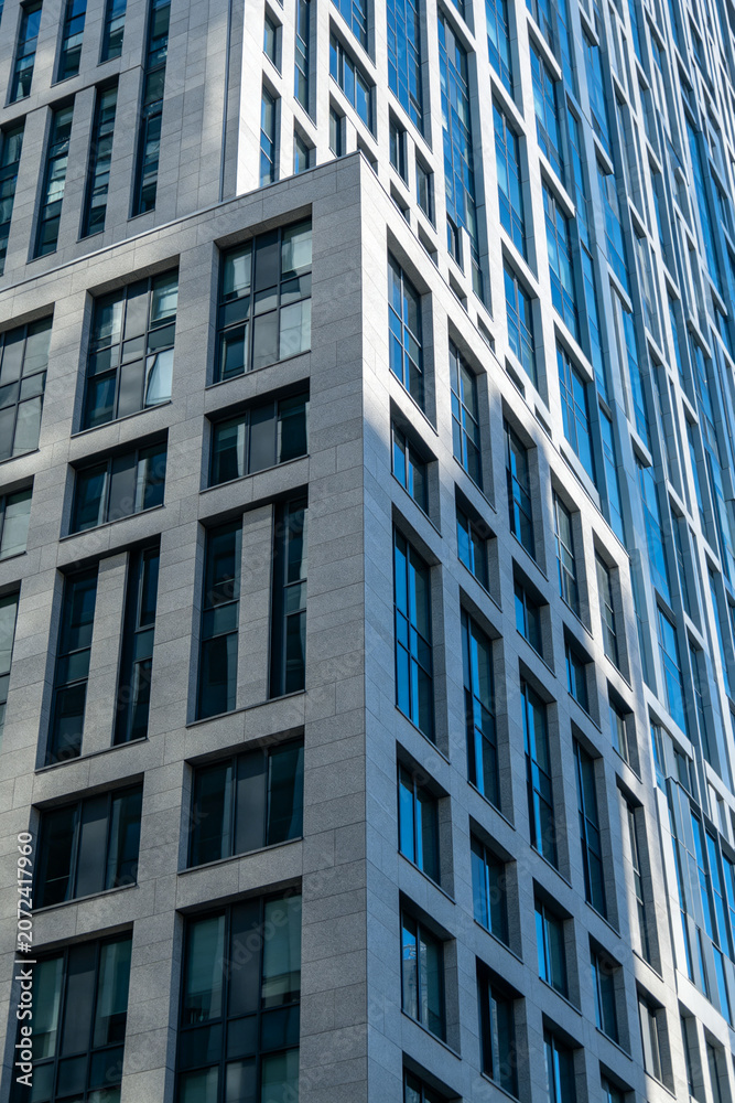 Fototapeta premium Smart Architecture Skeuomorphic Vertical Background 1