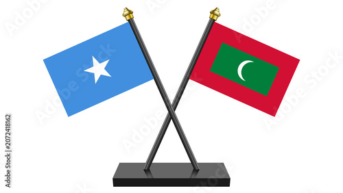 Flag of Maldives and Somalia