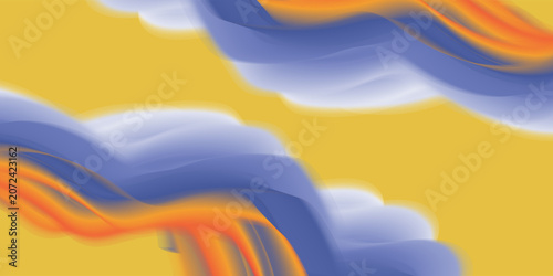 Cuadro en lienzo Amazing orange background with orange, red, yellow gradient design