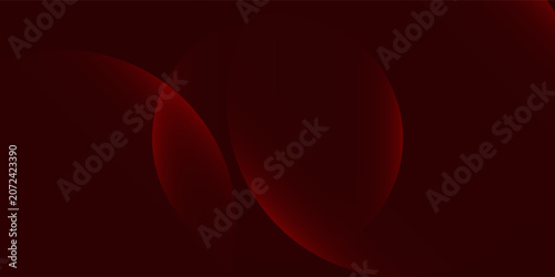 Abstract premium red circle, 3D modern vector illustration. Geometric circular