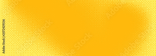 Tableau sur toile Yellow orange bitmap pixel texture
