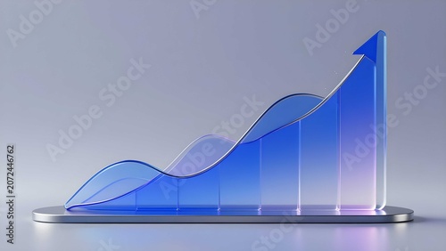 Luxury digital finance analytics using transparent 3d architecture