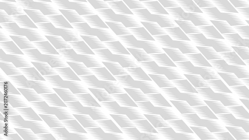 Abstract Geometric Pattern with Soft White and Light Gray Rhombus Tiles for Modern Backgrounds