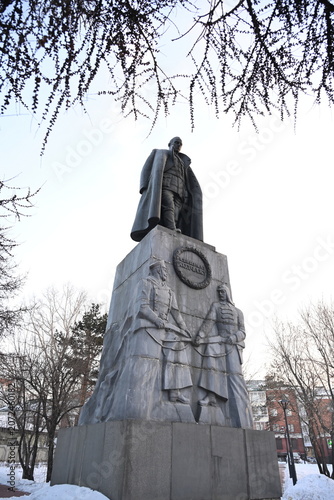 Fotografía Monument to Admiral Alexander Kolchak in Irkutsk